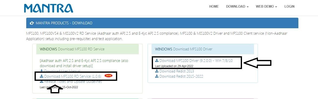 Downlod Mantra mfs 100 Driver & Rd Service Full Installation Step By ...